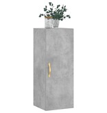 VidaXL Hangkast 34,5x34x90 cm betongrijs