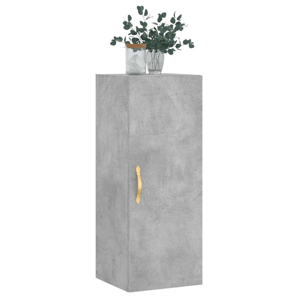 VidaXL Hangkast 34,5x34x90 cm betongrijs