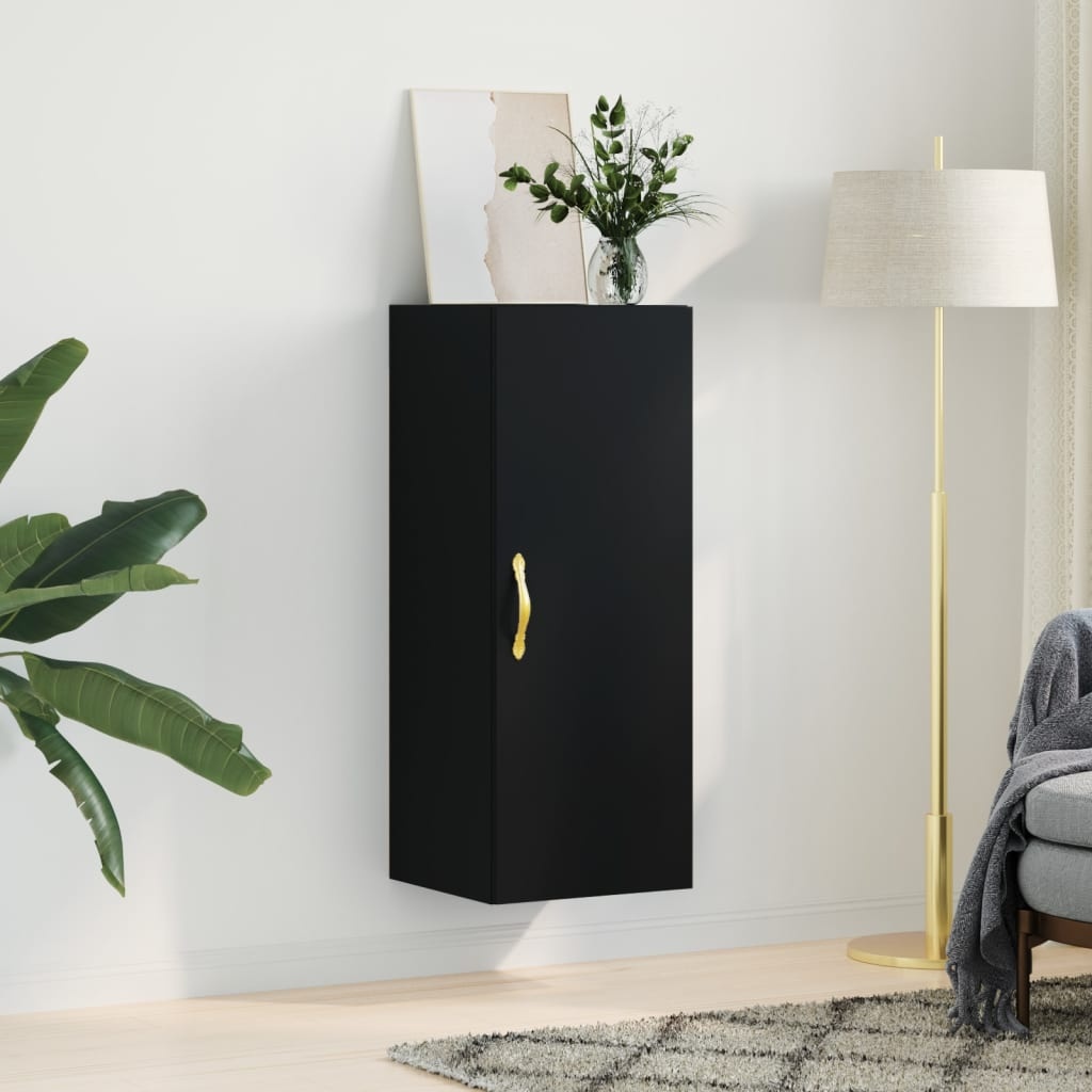 VidaXL Hangkast 34,5x34x90 cm zwart