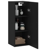 VidaXL Hangkast 34,5x34x90 cm zwart
