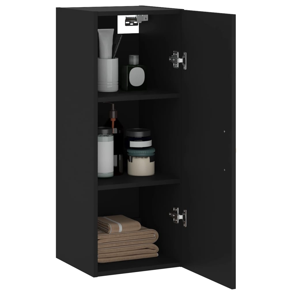 VidaXL Hangkast 34,5x34x90 cm zwart