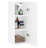 VidaXL Hangkast 34,5x34x90 cm wit