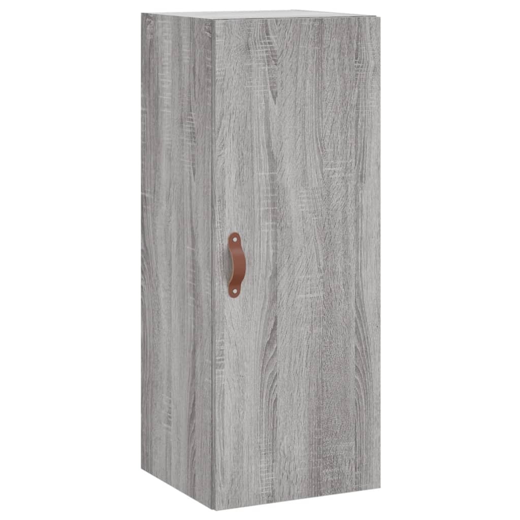 VidaXL Hangkast 34,5x34x90 cm grijs sonoma eikenkleurig