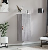VidaXL Hangkast 34,5x34x90 cm grijs sonoma eikenkleurig