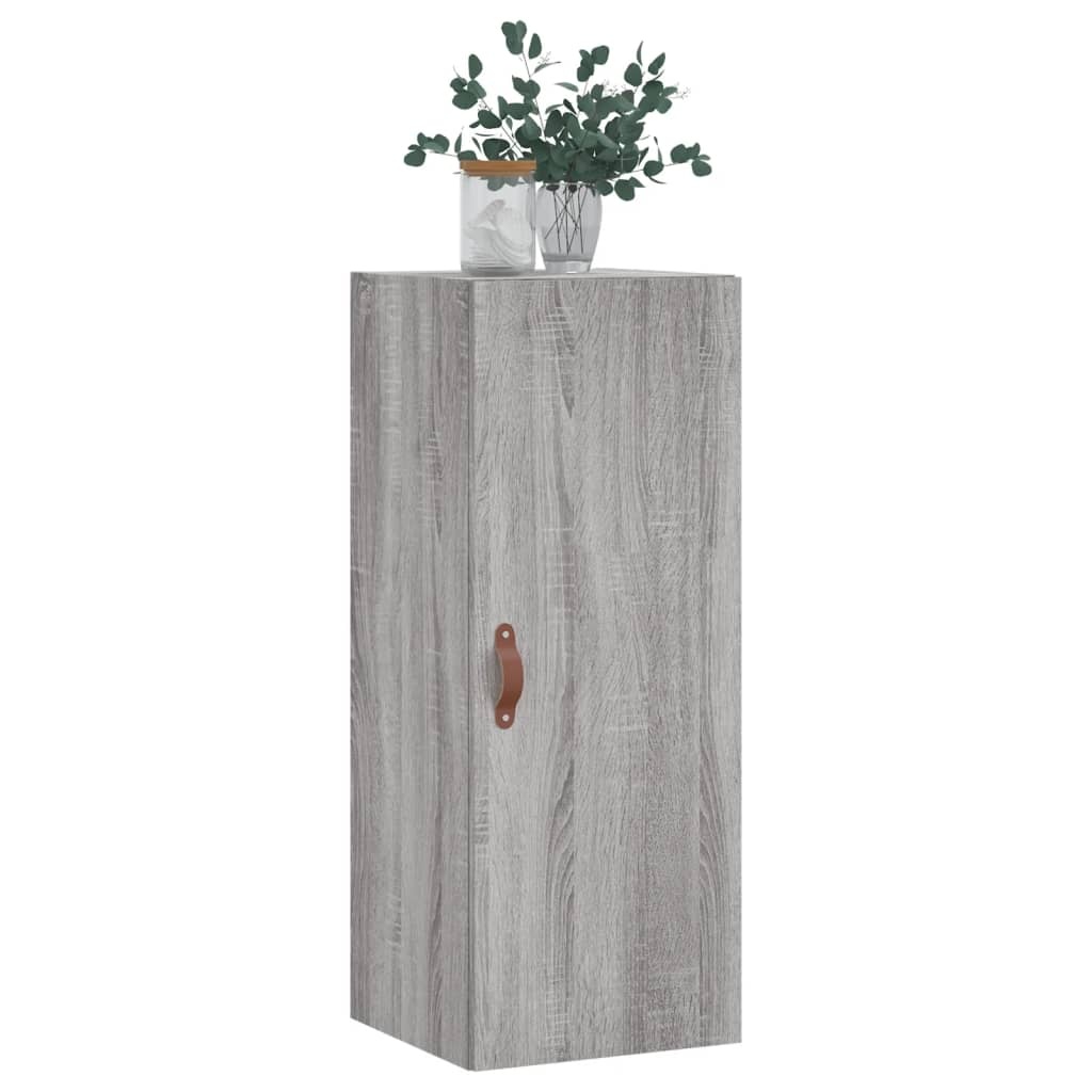 VidaXL Hangkast 34,5x34x90 cm grijs sonoma eikenkleurig
