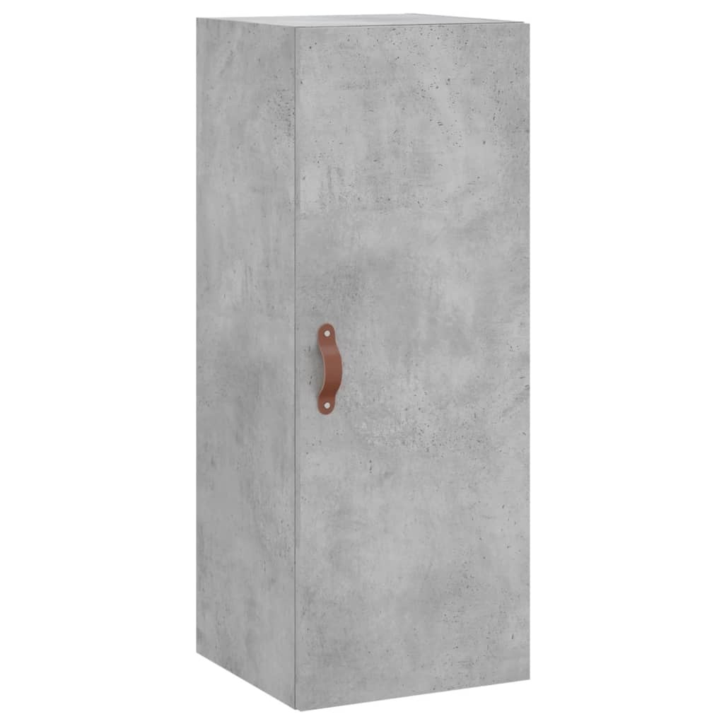 VidaXL Hangkast 34,5x34x90 cm betongrijs