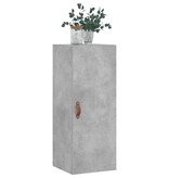 VidaXL Hangkast 34,5x34x90 cm betongrijs