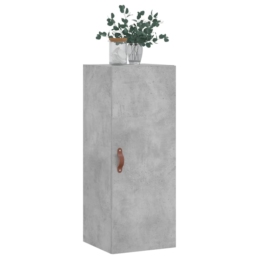 VidaXL Hangkast 34,5x34x90 cm betongrijs