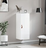 VidaXL Hangkast 34,5x34x90 cm hoogglans wit