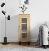 VidaXL Dressoir 34,5x34x90 cm bewerkt hout sonoma eiken