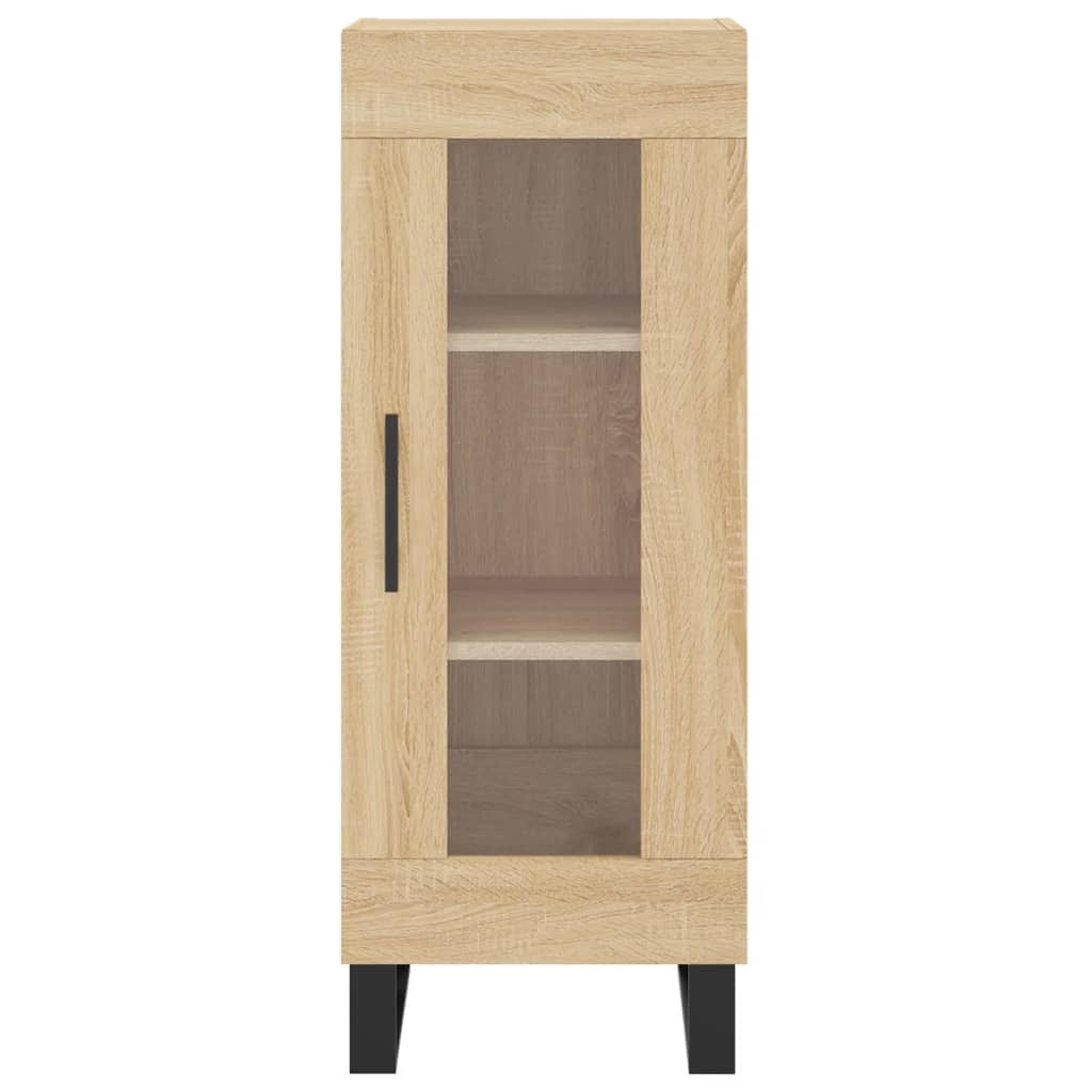 VidaXL Dressoir 34,5x34x90 cm bewerkt hout sonoma eiken