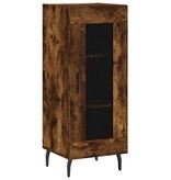 VidaXL Dressoir 34,5x34x90 cm bewerkt hout gerookt eiken
