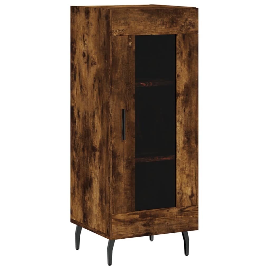 VidaXL Dressoir 34,5x34x90 cm bewerkt hout gerookt eiken