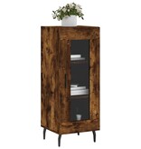 VidaXL Dressoir 34,5x34x90 cm bewerkt hout gerookt eiken