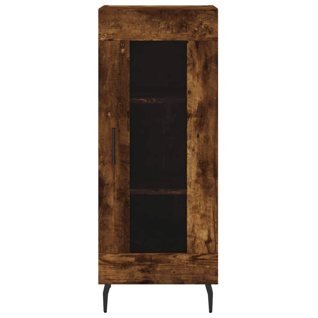 VidaXL Dressoir 34,5x34x90 cm bewerkt hout gerookt eiken