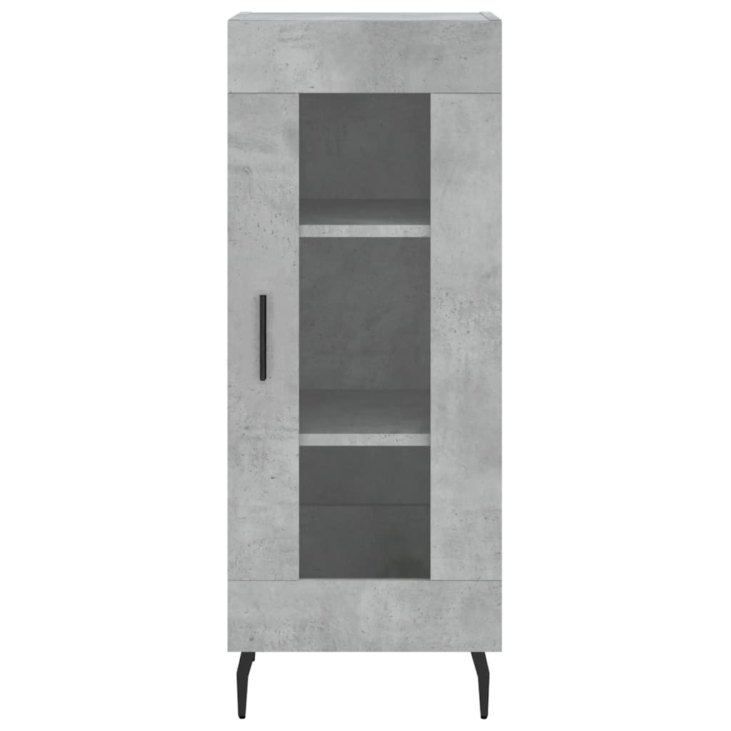 VidaXL Dressoir 34,5x34x90 cm bewerkt hout betongrijs