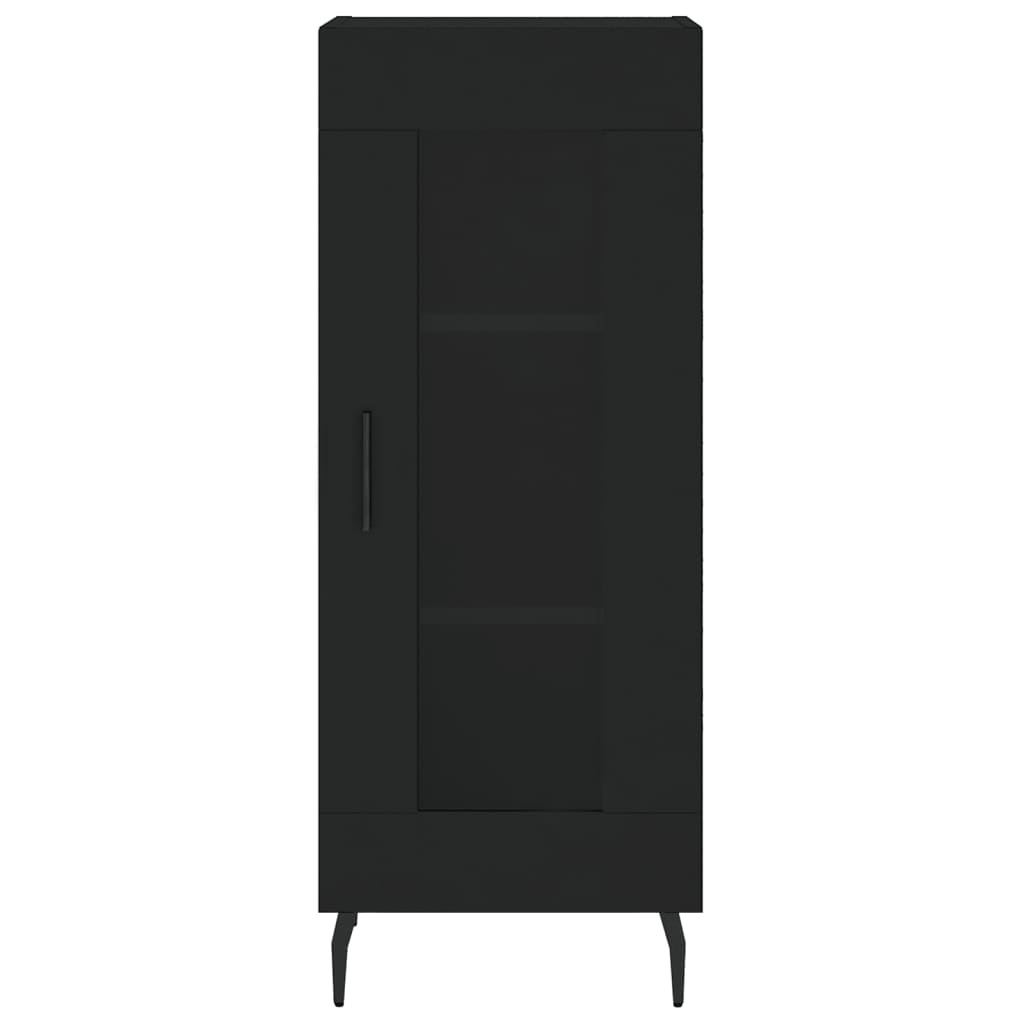 VidaXL Dressoir 34,5x34x90 cm bewerkt hout zwart
