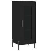 VidaXL Dressoir 34,5x34x90 cm bewerkt hout zwart