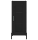 VidaXL Dressoir 34,5x34x90 cm bewerkt hout zwart
