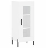VidaXL Dressoir 34,5x34x90 cm bewerkt hout wit