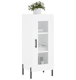 VidaXL Dressoir 34,5x34x90 cm bewerkt hout wit