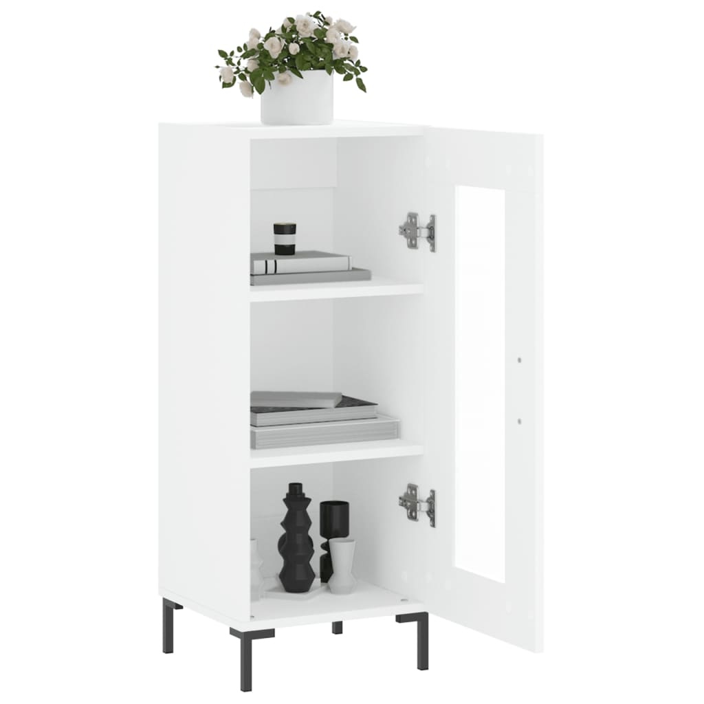 VidaXL Dressoir 34,5x34x90 cm bewerkt hout wit
