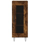 VidaXL Dressoir 34,5x34x90 cm bewerkt hout gerookt eiken