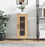 VidaXL Dressoir 34,5x34x90 cm bewerkt hout sonoma eiken