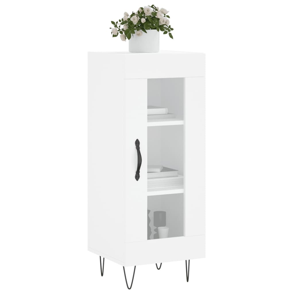 VidaXL Dressoir 34,5x34x90 cm bewerkt hout wit