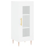 VidaXL Dressoir 34,5x34x90 cm bewerkt hout wit