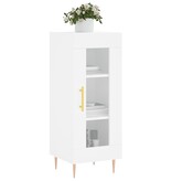 VidaXL Dressoir 34,5x34x90 cm bewerkt hout wit