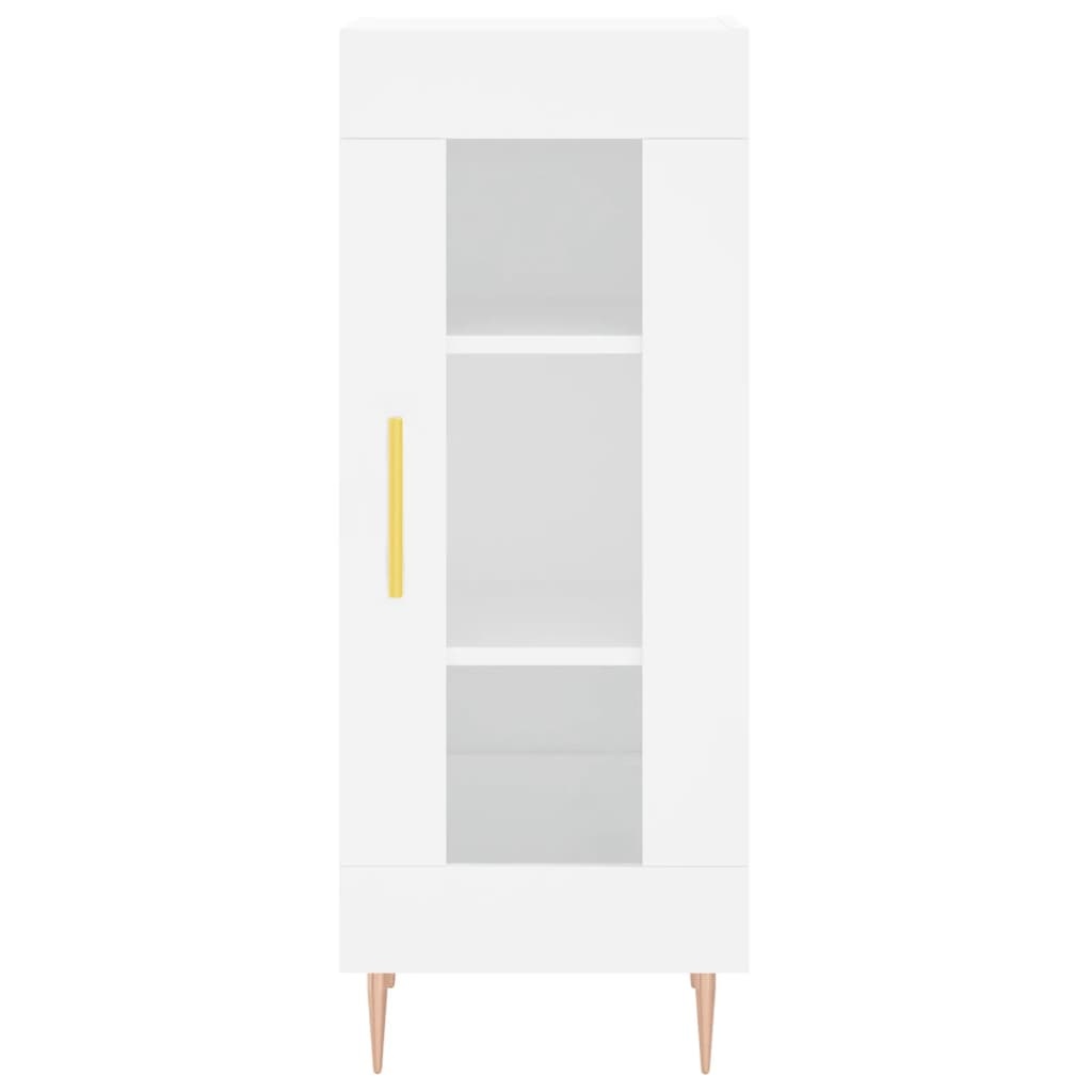VidaXL Dressoir 34,5x34x90 cm bewerkt hout wit