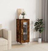 VidaXL Dressoir 34,5x34x90 cm bewerkt hout gerookt eiken