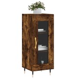 VidaXL Dressoir 34,5x34x90 cm bewerkt hout gerookt eiken