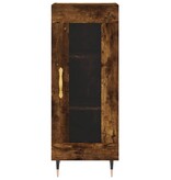 VidaXL Dressoir 34,5x34x90 cm bewerkt hout gerookt eiken