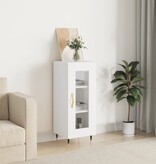 VidaXL Dressoir 34,5x34x90 cm bewerkt hout wit