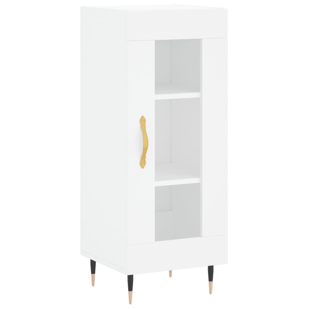 VidaXL Dressoir 34,5x34x90 cm bewerkt hout wit