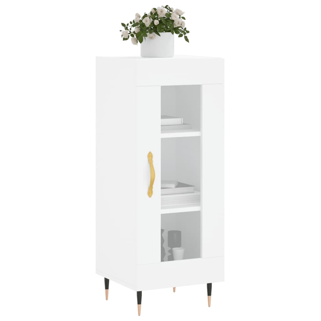 VidaXL Dressoir 34,5x34x90 cm bewerkt hout wit
