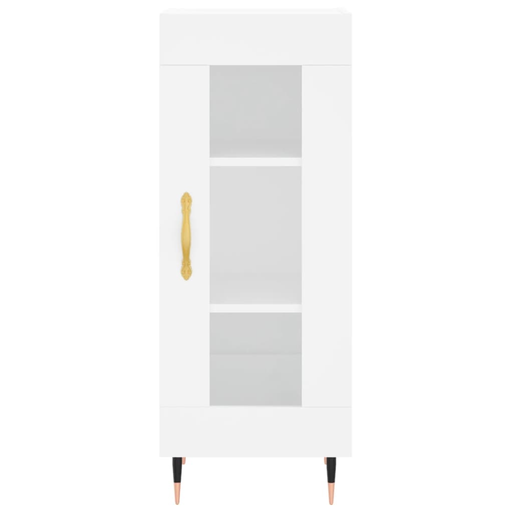 VidaXL Dressoir 34,5x34x90 cm bewerkt hout wit