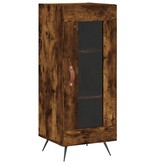 VidaXL Dressoir 34,5x34x90 cm bewerkt hout gerookt eiken