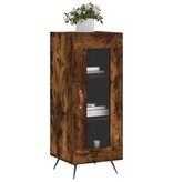 VidaXL Dressoir 34,5x34x90 cm bewerkt hout gerookt eiken