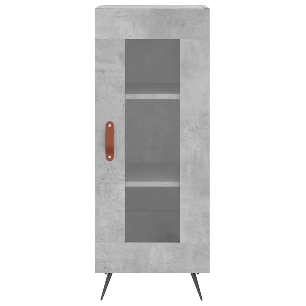 VidaXL Dressoir 34,5x34x90 cm bewerkt hout betongrijs