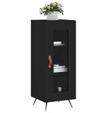 VidaXL Dressoir 34,5x34x90 cm bewerkt hout zwart
