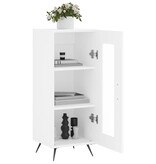 VidaXL Dressoir 34,5x34x90 cm bewerkt hout wit