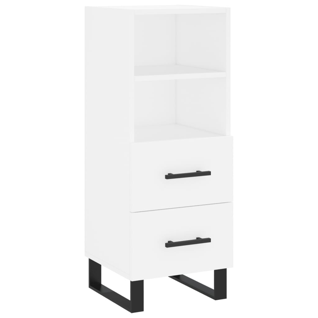VidaXL Dressoir 34,5x34x90 cm bewerkt hout wit