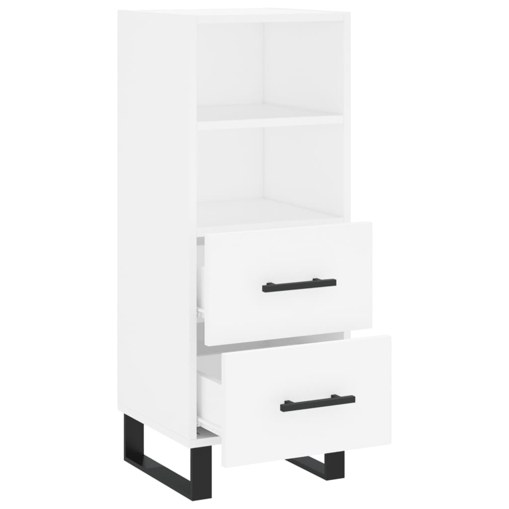 VidaXL Dressoir 34,5x34x90 cm bewerkt hout wit
