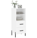 VidaXL Dressoir 34,5x34x90 cm bewerkt hout wit