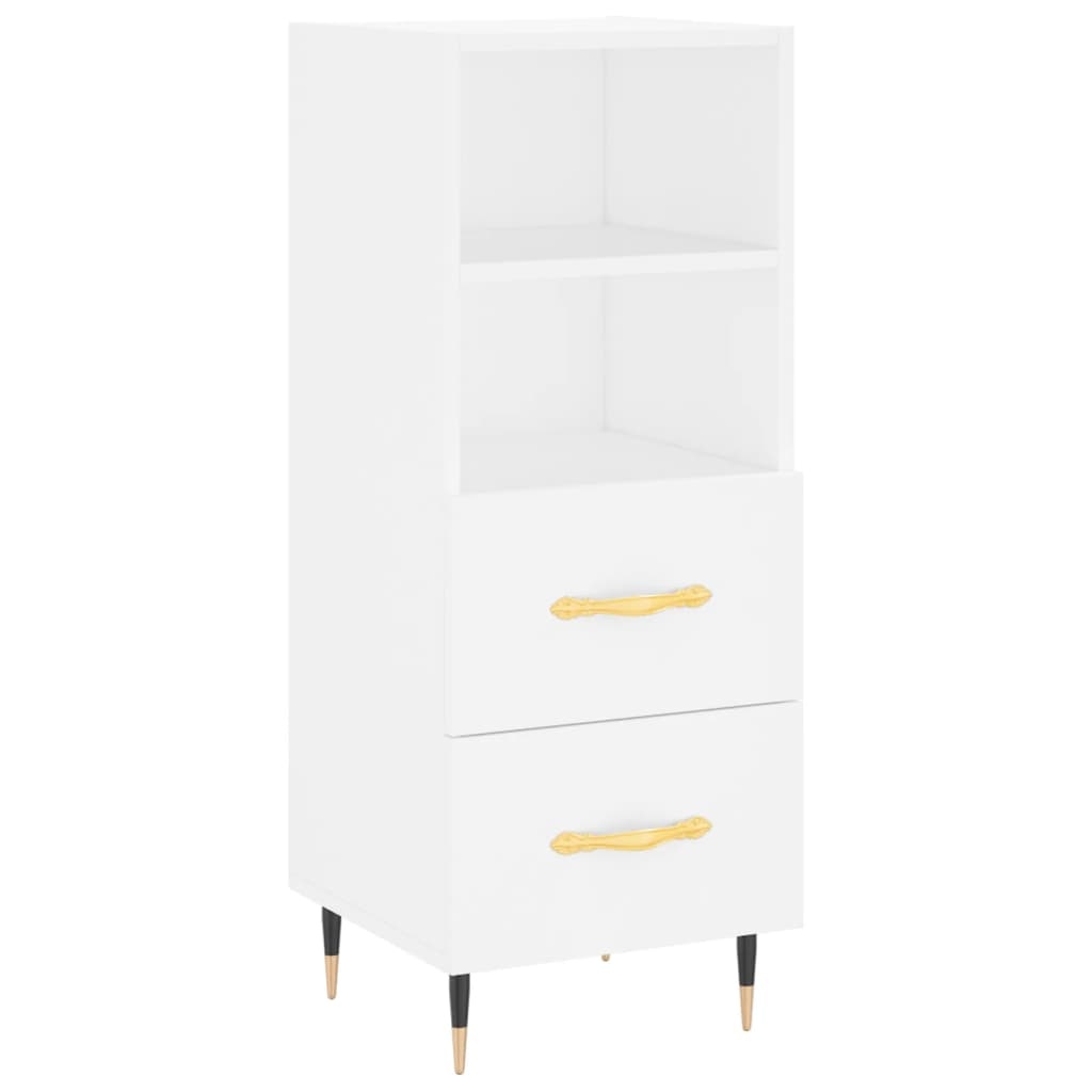 VidaXL Dressoir 34,5x34x90 cm bewerkt hout wit