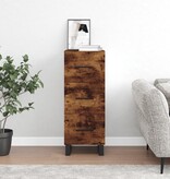 VidaXL Dressoir 34,5x34x90 cm bewerkt hout gerookt eiken