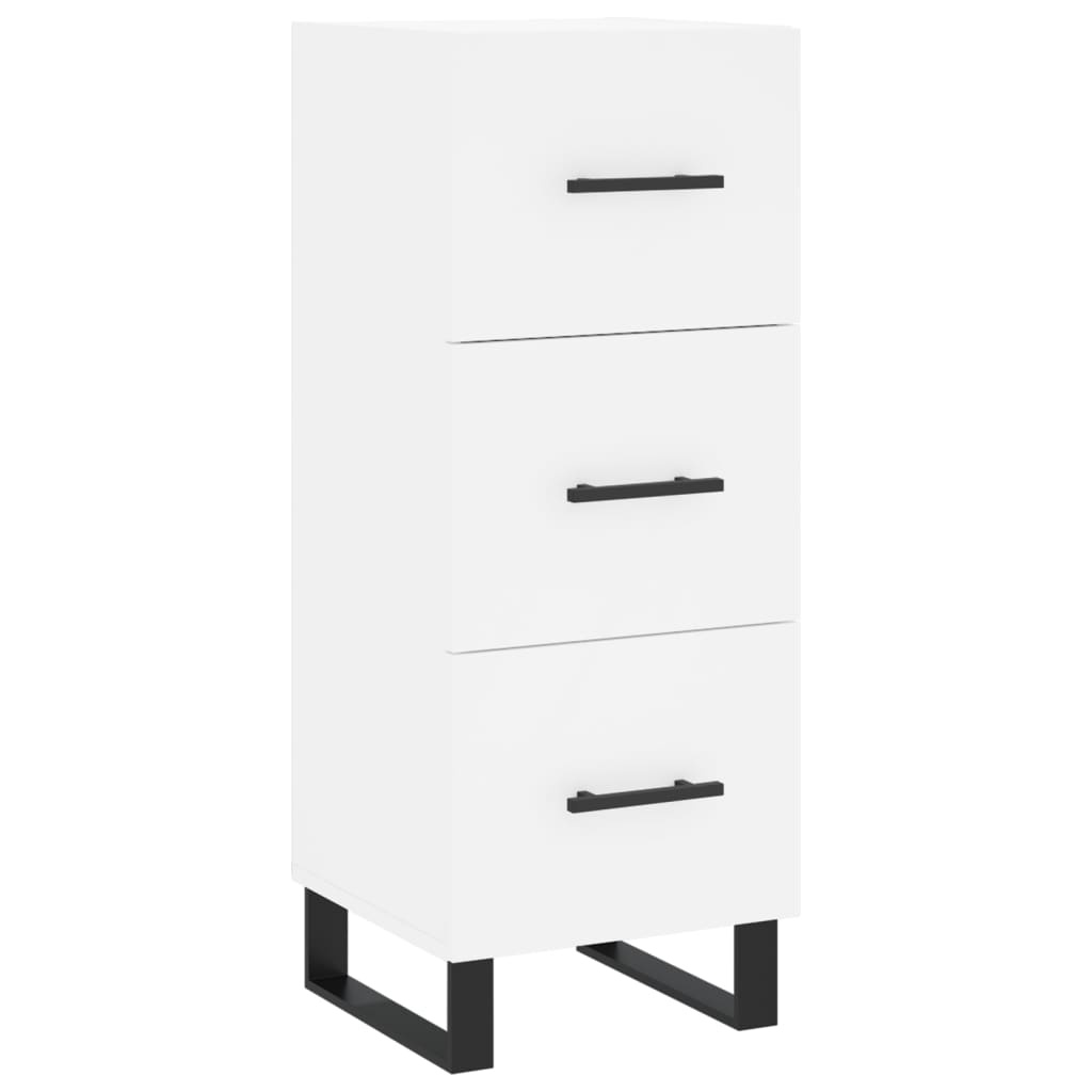 VidaXL Dressoir 34,5x34x90 cm bewerkt hout wit